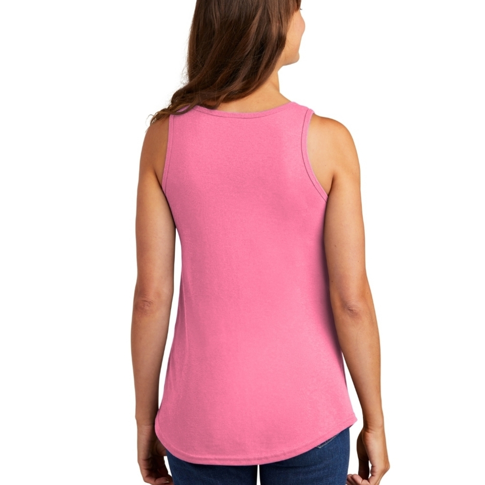 NWT BEACH IS MY HAPPY PLACE Tank Top Handmade Graphic Top - Picture 3 of 5